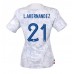 Frankrijk Lucas Hernandez #21 Voetbalkleding Uitshirt Dames WK 2022 Korte Mouwen